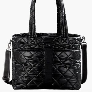 OLIVER THOMAS Women's Wanderlust XL Tote bag in black lacquer